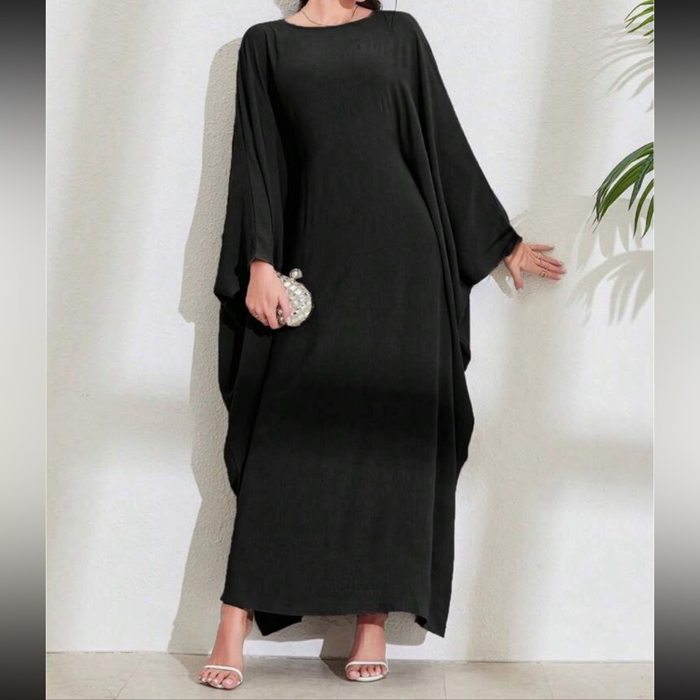 butterfly abaya dress kaftan Jalbaya Arab Muslim